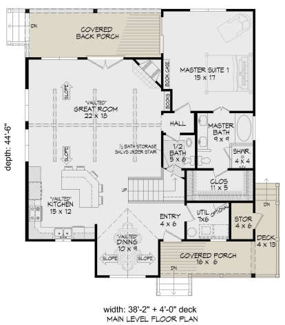 Main Floor  for House Plan #940-00651