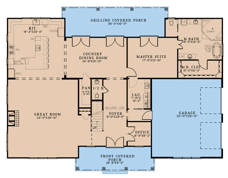 House Plan House Plan #27975 Drawing 1