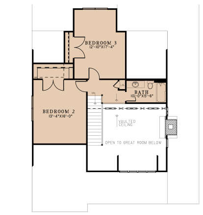 Craftsman Plan: 2,086 Square Feet, 3-4 Bedrooms, 2 Bathrooms - 041-00176