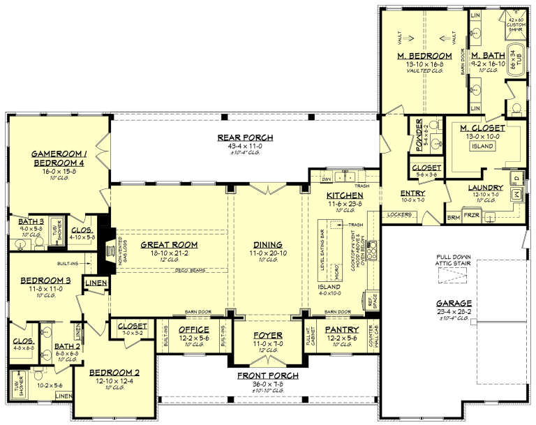 House Plan House Plan #28005 Drawing 1
