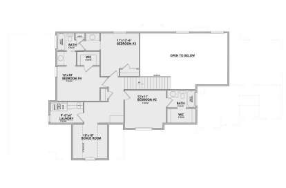 Second Floor for House Plan #8768-00109