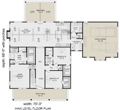 Main Floor  for House Plan #940-00665