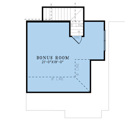Bonus Room for House Plan #8318-00309