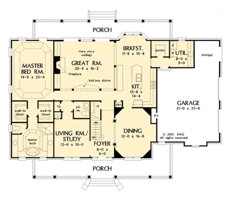 House Plan House Plan #28146 Drawing 1