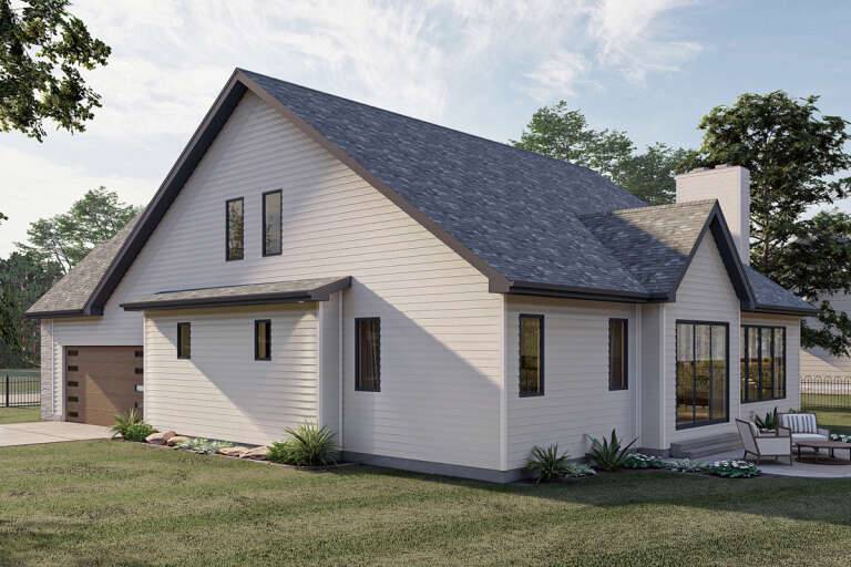 Traditional Plan: 3,129 Square Feet, 5 Bedrooms, 3 Bathrooms - 963-00711