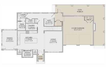 Main Floor for House Plan #6422-00022