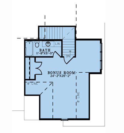 Bonus Room for House Plan #8318-00314