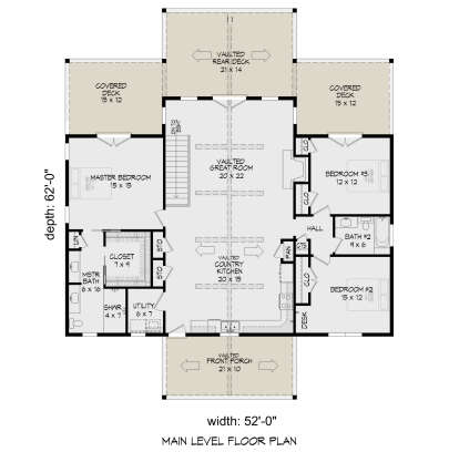 Main Floor  for House Plan #940-00688