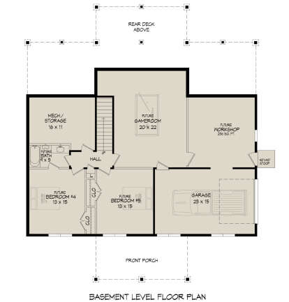 Basement for House Plan #940-00688