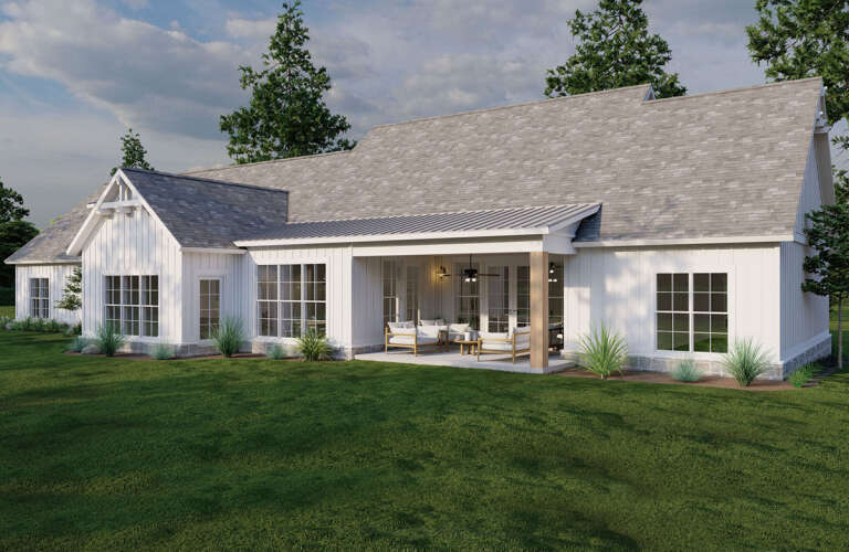 Modern Farmhouse Plan: 2,715 Square Feet, 5 Bedrooms, 3 Bathrooms ...