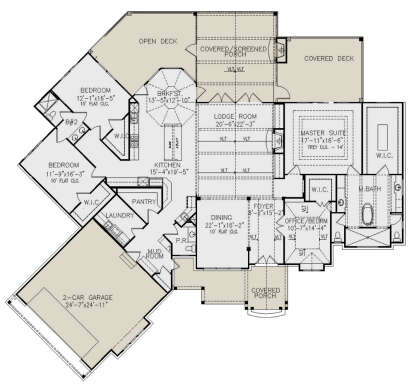 Main Floor  for House Plan #699-00352