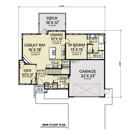 Contemporary Plan: 2,623 Square Feet, 3 Bedrooms, 2.5 Bathrooms - 963-00860