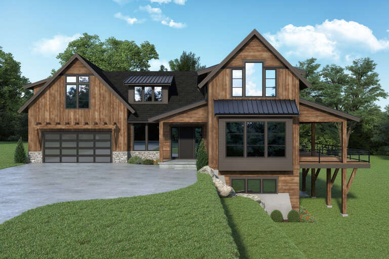 House Plan House Plan #28415 Front Elevation 