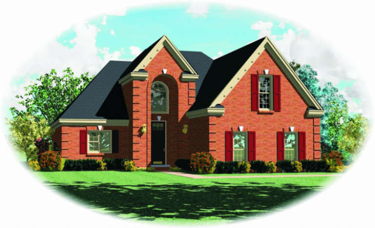 House Plan House Plan #2843 Front Elevation