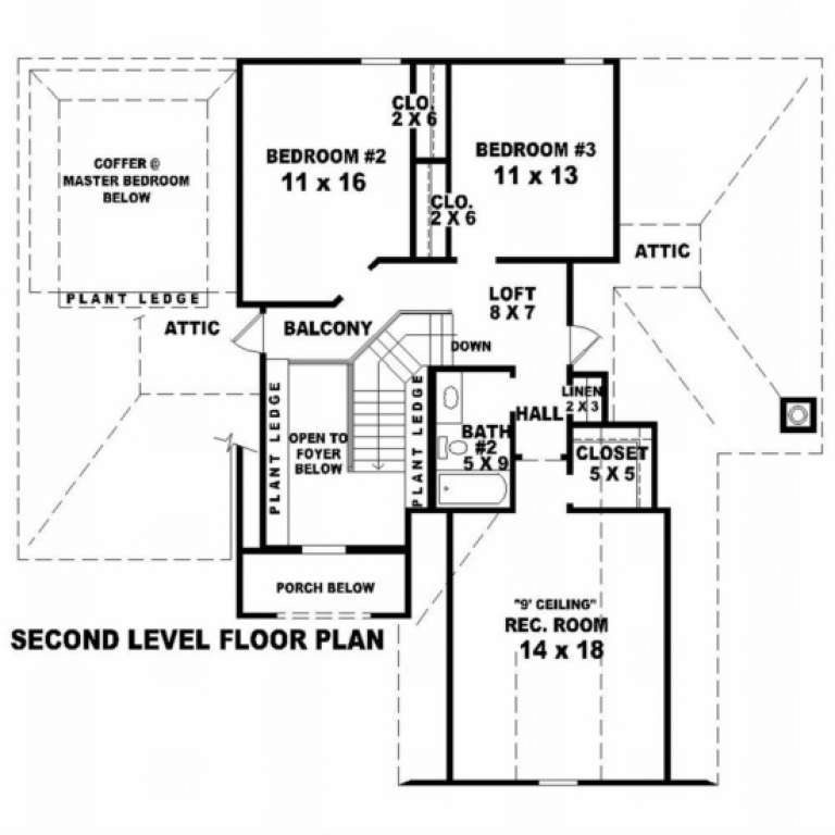 House Plan House Plan #2843 Drawing 2
