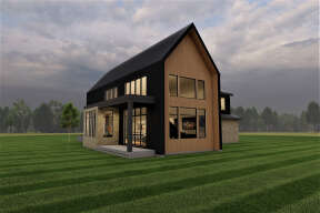 Modern Plan: 2,581 Square Feet, 2-4 Bedrooms, 2.5 Bathrooms - 6422-00052