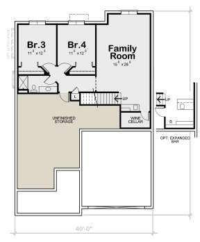 Craftsman Plan: 2,509 Square Feet, 4 Bedrooms, 3 Bathrooms - 402-01775