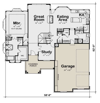 Main Floor  for House Plan #402-01780