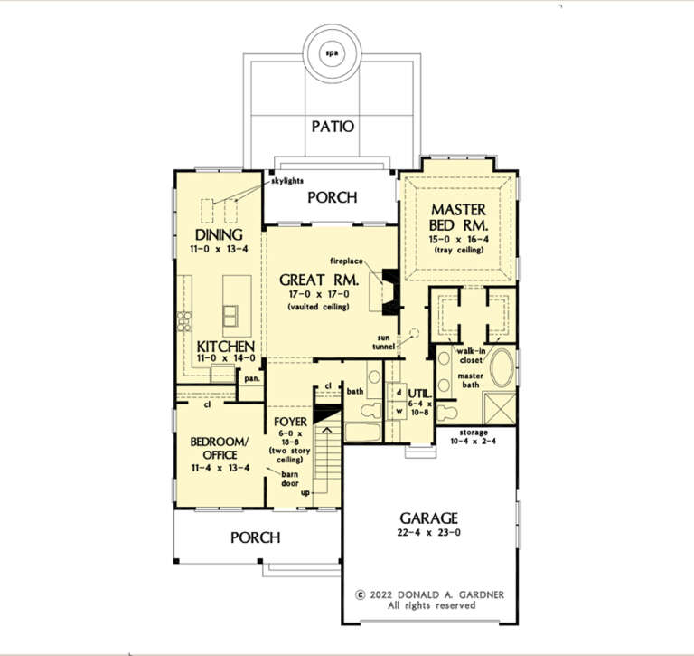 Modern Farmhouse Plan: 1,967 Square Feet, 3 Bedrooms, 3 Bathrooms ...