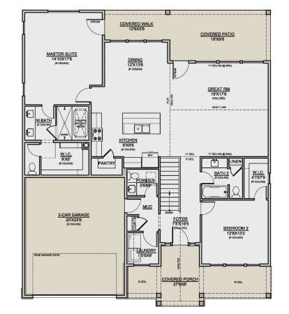 Main Floor  for House Plan #7306-00040