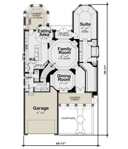 Main Floor  for House Plan #402-01786