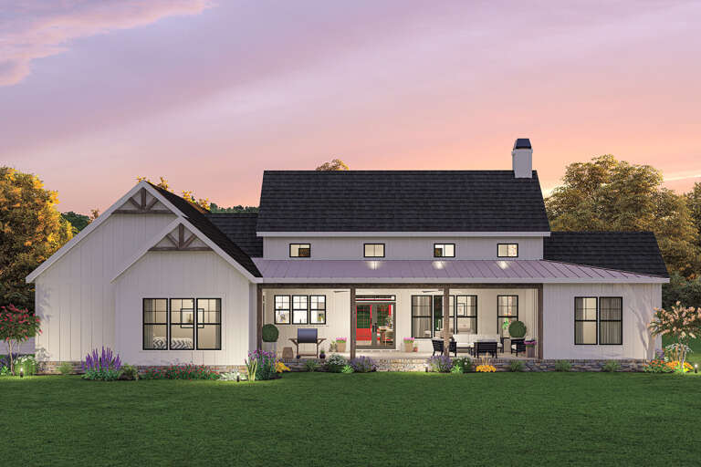 Modern Farmhouse Plan: 2,172 Square Feet, 3 Bedrooms, 2.5 Bathrooms ...