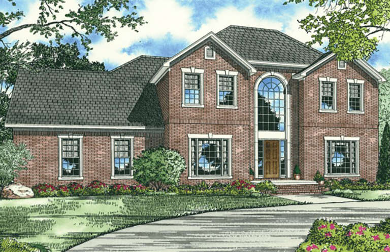 House Plan House Plan #2851 Front Elevation 