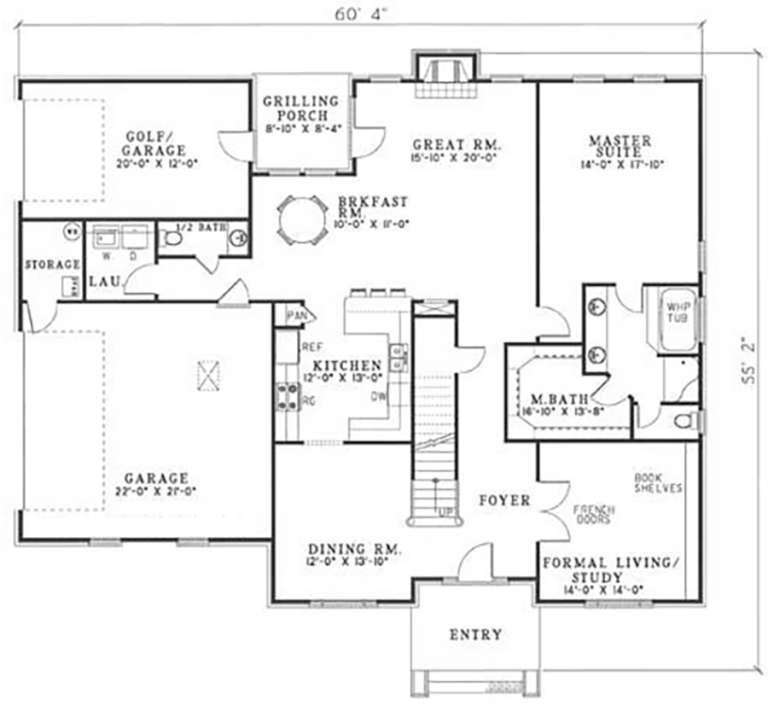 House Plan House Plan #2851 Drawing 1