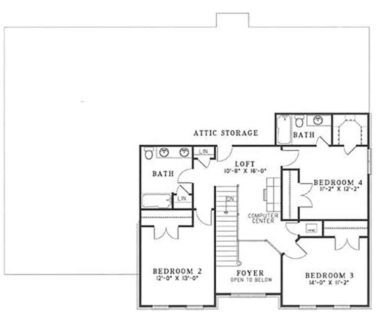 House Plan House Plan #2851 Drawing 2