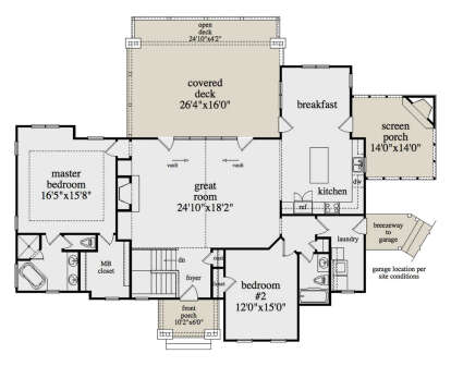Main Floor  for House Plan #957-00070