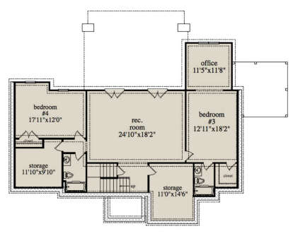 Basement for House Plan #957-00070