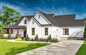 Modern Farmhouse Plan: 2,623 Square Feet, 3 Bedrooms, 2.5 Bathrooms ...