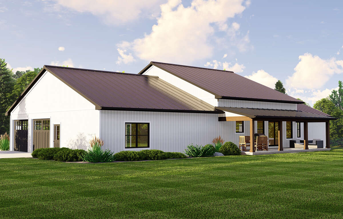 Modern Farmhouse Plan: 2,455 Square Feet, 3 Bedrooms, 2 Bathrooms ...