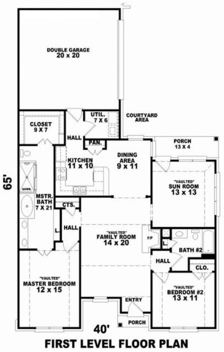 House Plan House Plan #2858 Drawing 1