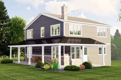 Country House Plan #5032-00215 Elevation Photo