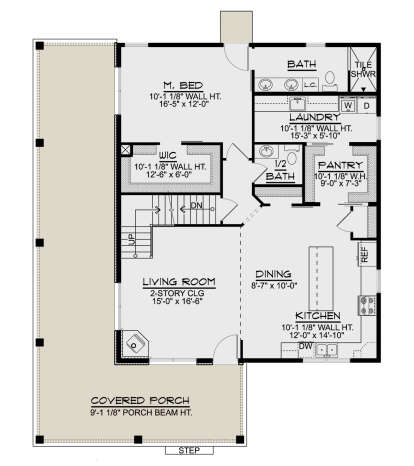 Main Floor for House Plan #5032-00215