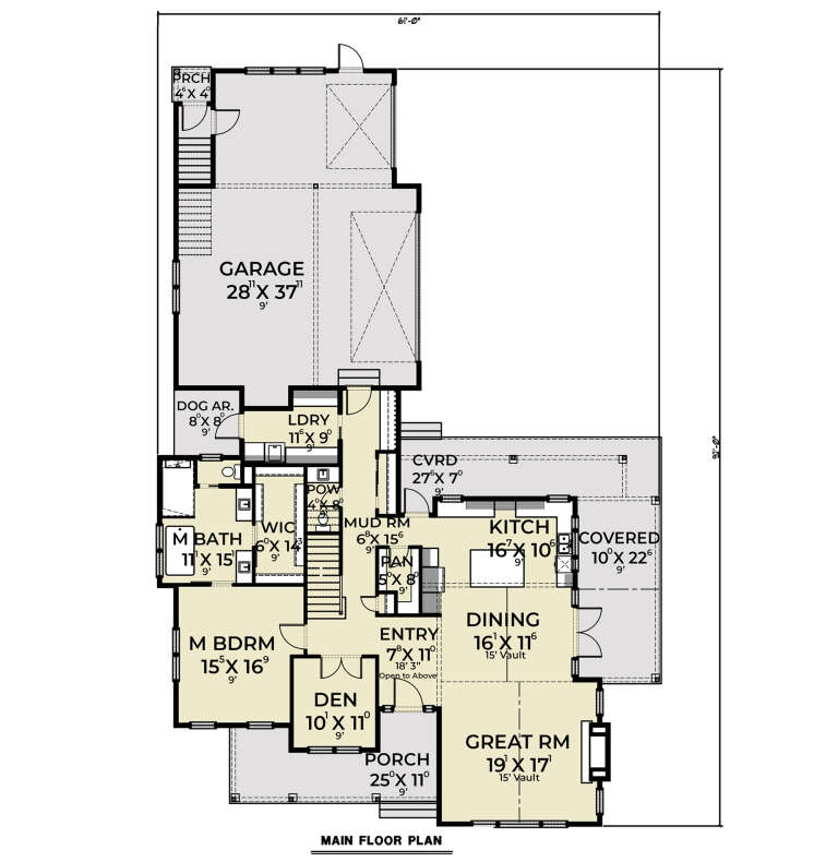 House Plan House Plan #28624 Drawing 1