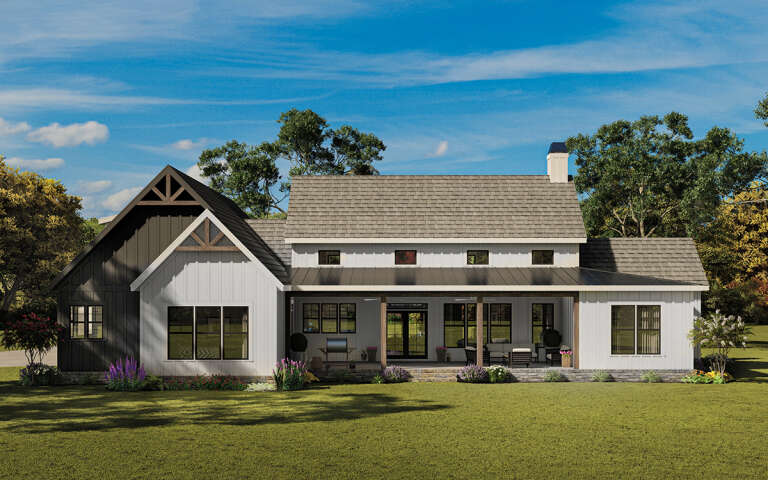 Modern Farmhouse Plan: 2,136 Square Feet, 3-4 Bedrooms, 2.5 Bathrooms ...