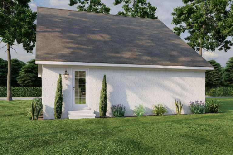 Cottage Plan: 1,250 Square Feet, 3 Bedrooms, 2 Bathrooms - 8318-00337