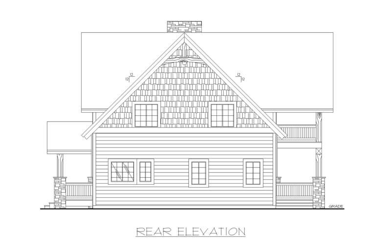 Craftsman Plan: 2,394 Square Feet, 3 Bedrooms, 2.5 Bathrooms - 039-00714