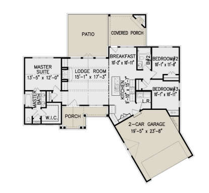 Main Floor  for House Plan #699-00359