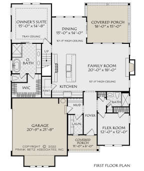 Cottage Plan: 2,405 Square Feet, 3-4 Bedrooms, 3 Bathrooms - 8594-00472