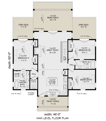 Main Floor  for House Plan #940-00728