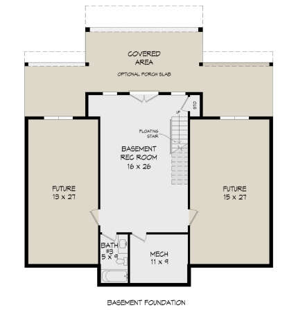 Basement for House Plan #940-00728