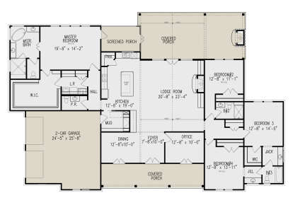Main Floor  for House Plan #699-00360