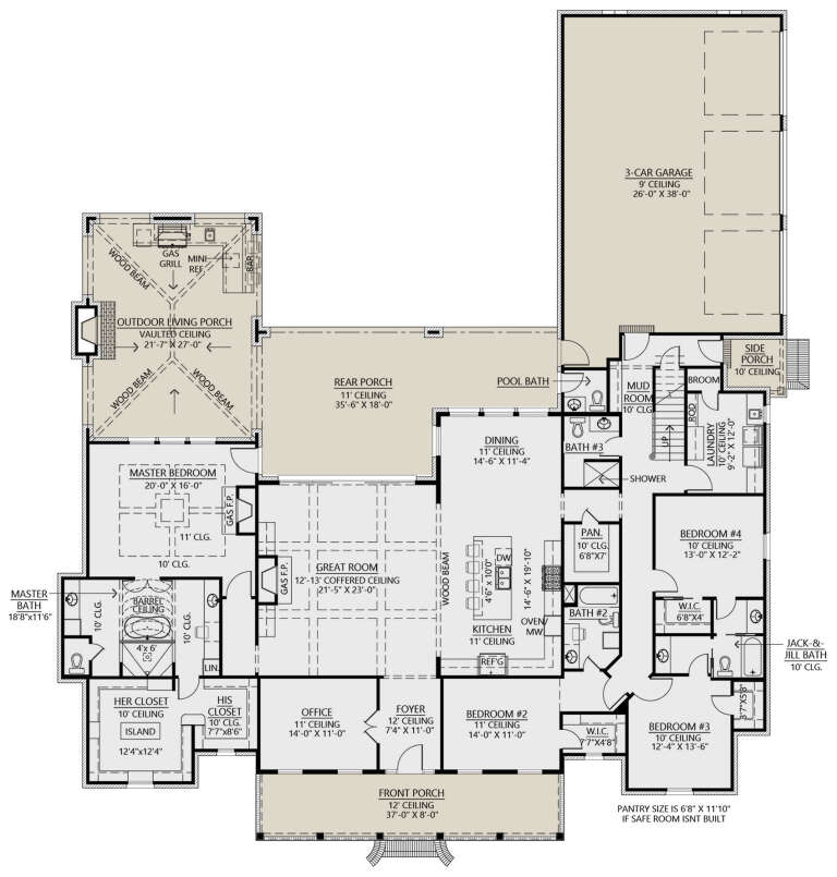 House Plan House Plan #28839 Drawing 1