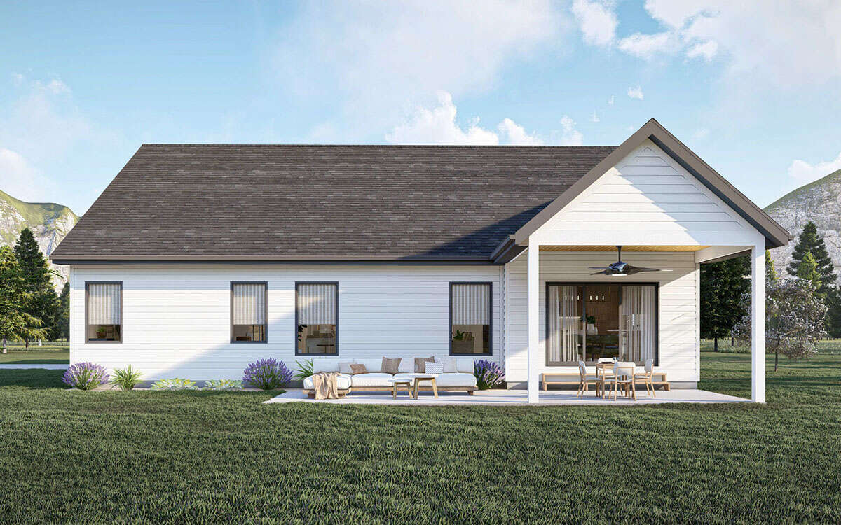 Modern Farmhouse Plan: 1,983 Square Feet, 3 Bedrooms, 2 Bathrooms - 963 ...