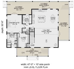 Country Plan: 2,661 Square Feet, 3 Bedrooms, 3.5 Bathrooms - 940-00742