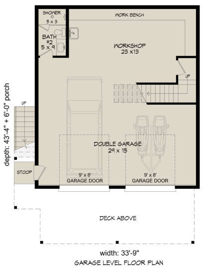 Basement for House Plan #940-00745