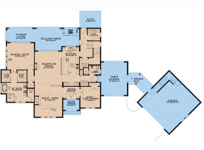 Main Floor for House Plan #8318-00345
